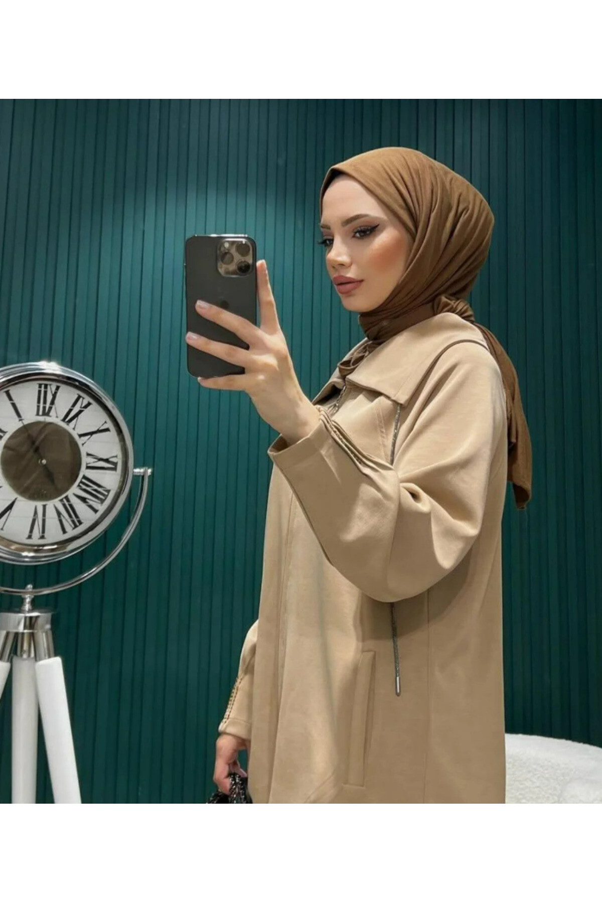 Kadın Oversize Fermuarlı İkili Takım - 4