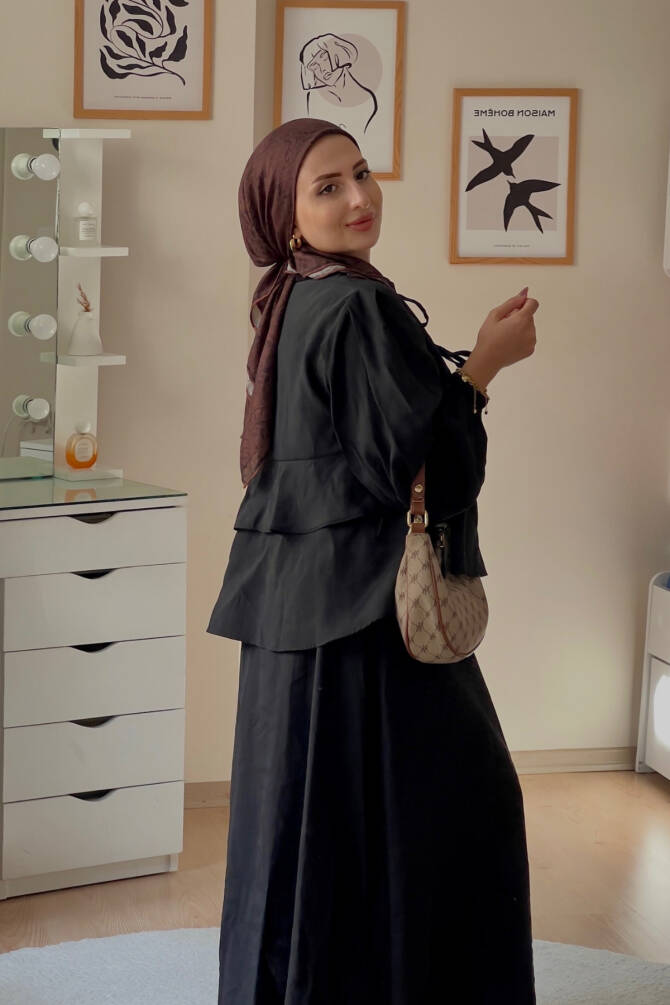 Kadın Elegance Etekli İkili Takım - 8