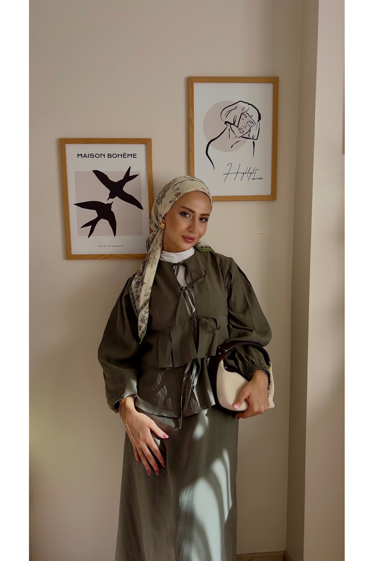 Kadın Elegance Etekli İkili Takım - ALHABB