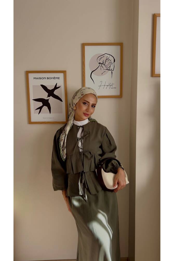 Kadın Elegance Etekli İkili Takım - 4