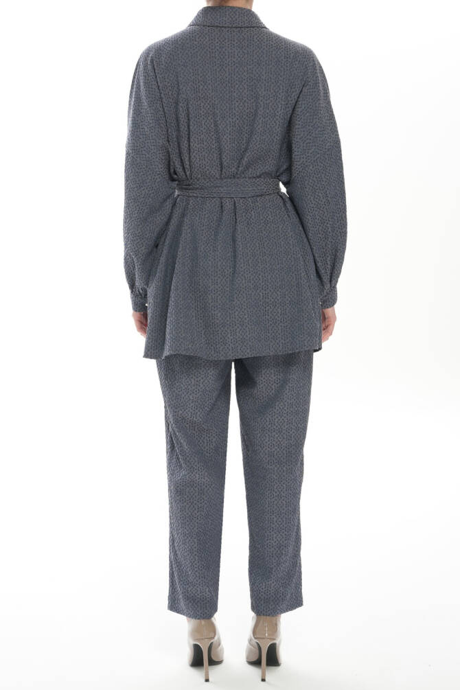 Lüks Detaylı Tesettür Takım – İncili Cep Detaylı, Kuşaklı, Şık ve Rahat - 3